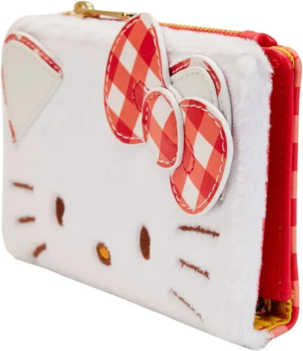 Vista 4 de Loungefly Sanrio Hello Kitty Gingham Flap Wallet, Multi, Plegable