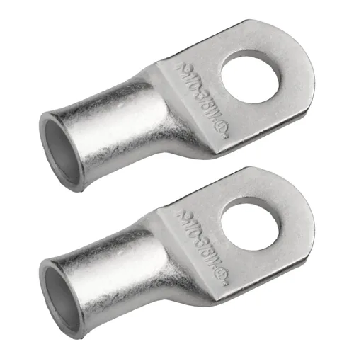 Vista 154 de SELTERM 5 piezas terminales de cable de cobre estañado 1/0 AWG perno de 1/2", extremos de cable de batería, terminales de anillo, conectores