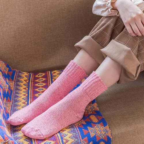 Vista 6 de YQHMT Calcetines de lana para mujer, regalos de invierno, cálidos, gruesos, térmicos, vintage, suaves, calcetines para calcetines, regalo de Navidad