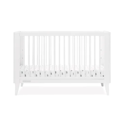 Vista 8 de Delta Children Ollie - Cuna convertible 4 en 1, certificada Greenguard Gold, color blanco Bianca