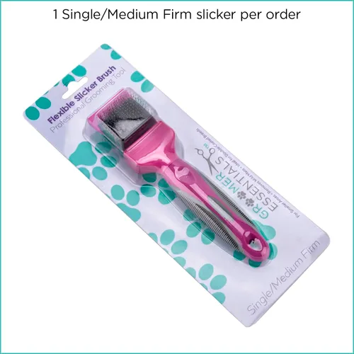 Vista 6 de Groomer Essentials Cepillo flexible deslizante - Firma simple/media