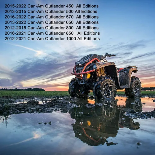 Vista 2 de Pastillas de freno para Can-Am Outlander 450 500 570 650 800R 850 1000,2013-2024 Outlander 1000/1000 Max/1000R Max, 17-2024 450/570/850&Max, 13-2024