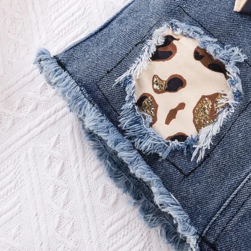 Vista 6 de CETEPY Ropa de bebé niña recién nacida manga larga con volantes mameluco pantalones cortos pantalones de leporad diadema trajes para bebés