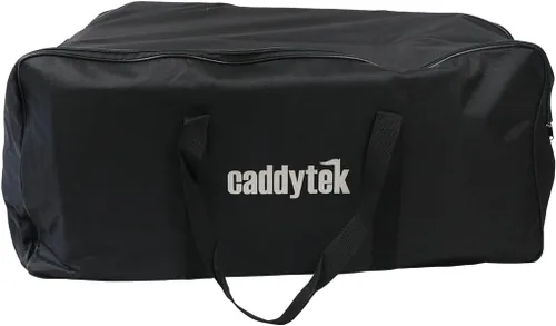 Vista 2 de CaddyTek Bolsa de transporte para carrito de golf, funda de viaje plegable para carritos de empuje, se adapta a la mayoría de modelos de 3 ruedas