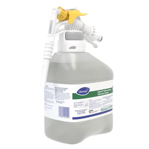 Vista 3 de Diversey 5549254 Alpha-HP Limpiador desinfectante multisuperficie, peróxido de hidrógeno bactericida y virucida con aroma cítrico, concentrado listo