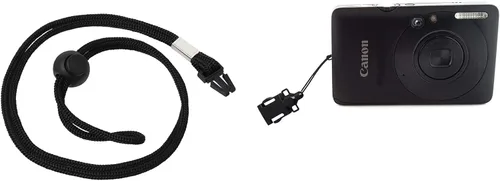 Vista 6 de Correa para el cuello para cámara y teléfono celular Digital Nc (estilo cordón) ajustable con liberación rápida (aplicable en muchos dispositivos)