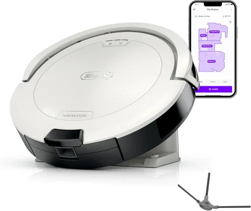 Vista 3 de Shark Matrix Plus Robot Aspiradora y Trapeadora 2 en 1 con Trapeado Sónico, Matrix Clean, Mapeo del Hogar, Base de Autovaciado HEPA sin Bolsa