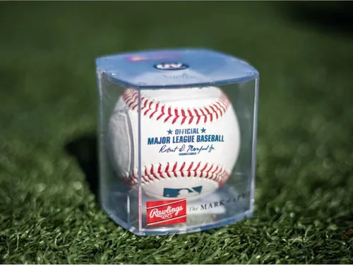 Vista 3 de Rawlings pelota oficial de la liga mayor de béisbol