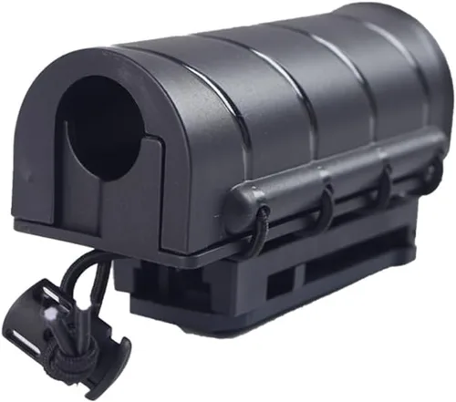 Vista 6 de Soporte de spray de pimienta, funda de aerosol OC para cinturón de servicio, funda táctica de pulverización de pimienta con cuerda elástica apretada