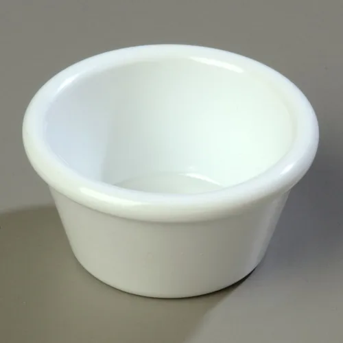 Vista 8 de CFS 085202 - Ramequin suave de melamina, capacidad de 2 onzas, color blanco (caja de 72)