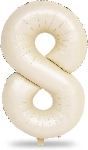 Vista 100 de Globo negro del número 0 para niñas y niños, 40 pulgadas, grande, número 0-9, de papel de aluminio, de Mylar para helio, juego de globos digitales