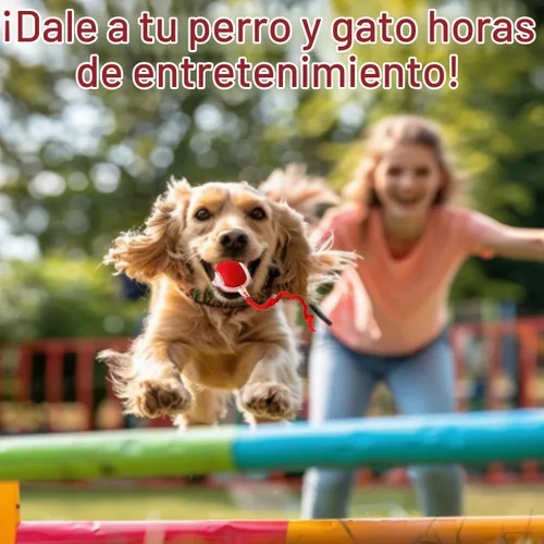 Vista 4 de 2025 Nuevos Juguetes Interactivos para Perros y Gatos, Bolas Interactivas, Juguete de Bola Rodante para Gatos, Bola de Mascota Automática
