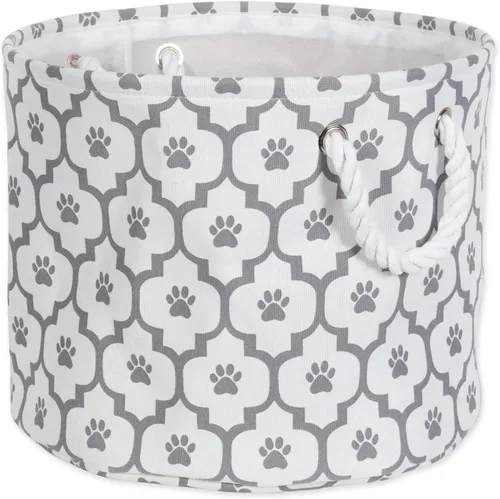 Vista 17 de Bone Dry Pet Storage Collection Lattice Estampado de Patas, Negro, Rectángulo Pequeño