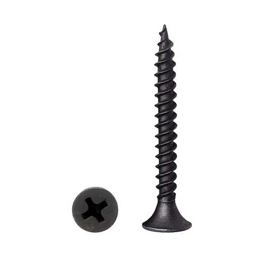 Vista 10 de Kit de Ensamblaje de Tornillos para Madera #6, Juego de Tornillos Autorroscantes de Cabeza Plana Phillips Drive, Tornillos Pequeños para Gabinetes