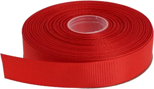 Vista 38 de Cinta de grogrén sólido de 25 yardas cada rollo, borde tejido 100% poliéster (1 pulgada, beige)
