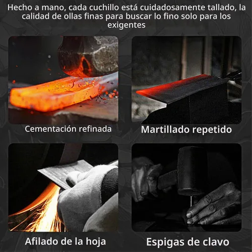 Vista 2 de Cuchillo de asesinato de dragón, Chopper tallado en forma de dragón, cuchillo de cocina Afilado, cuchillo de dragón negro, versión japonesa de acero