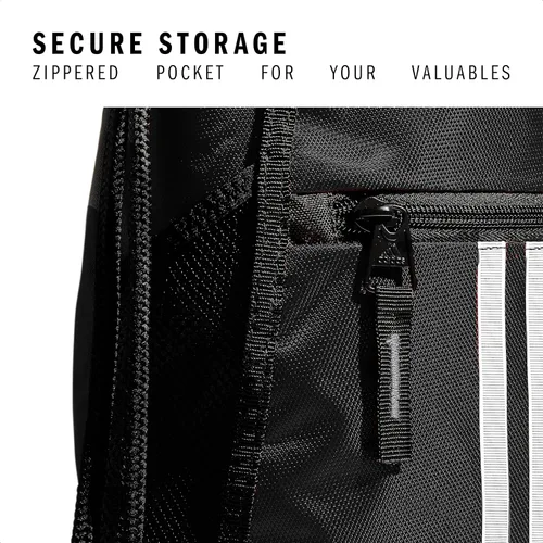 Vista 3 de adidas Alliance Sackpack - Mochila con cordón para deportes, bolsa de Negro/2