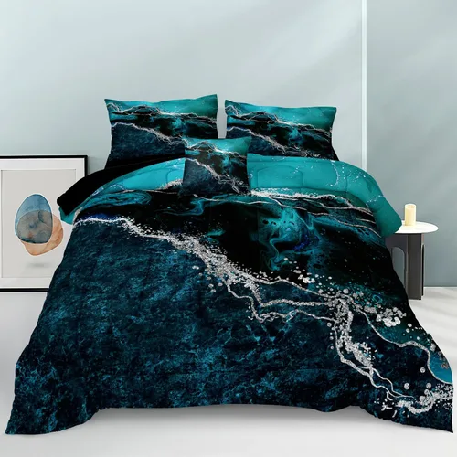 Vista 33 de Juego de edredón de león tamaño Queen con temática de animales salvajes, edredón de león negro, juego de ropa de cama con temática de safari de vida