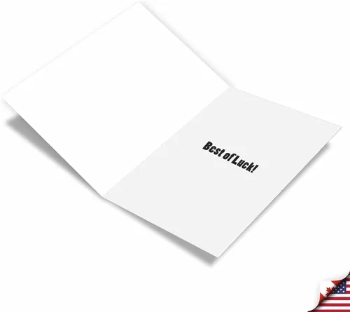 Vista 2 de NobleWorks - Tarjeta de papel de buena suerte con sobre de 5 x 7 pulgadas (1 tarjeta) Good Luck Wish C10049GLG