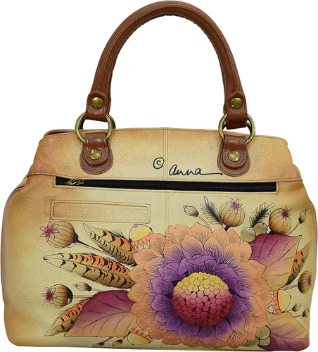 Vista 2 de Anna by Anuschka Bolso de hombro con múltiples compartimentos-cuero
