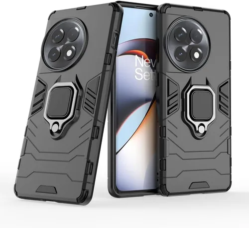 Vista 2 de Funda compatible con OnePlus Ace 2 Pro, soporte magnético para automóvil compatible con OnePlus Ace 2 Pro 5G, color negro
