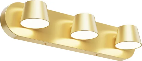 Vista 10 de URSOLA Luz de Tocador de Baño de 2 Luces, Accesorios de Iluminación de Pared LED Negros, Orientables Arriba y Abajo, Regulables, Accesorios