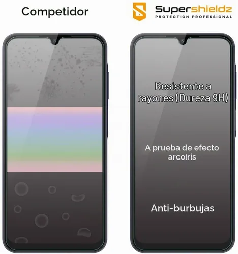 Vista 2 de Supershieldz Protector de pantalla de vidrio templado diseñado para Samsung Galaxy A25 5G, antiarañazos, sin burbujas