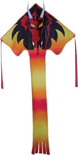 Vista 8 de Premier Kites Large Easy Flyer Mythical Creatures Kite Complete Set –Easy to Fly Single Line Kite w/ 300 ft Flying Line Included, Durable Multicolor