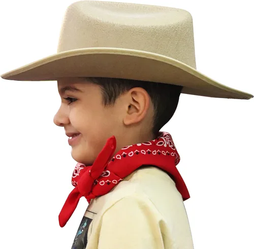 Vista 85 de Aeromax Sombrero de vaquero junior con pañuelo