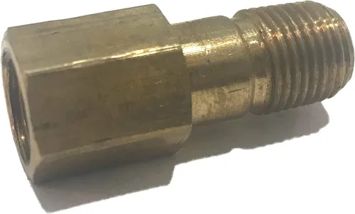 Vista 2 de Adaptador de extensión de latón de 1/8" de largo, 1-1/4" de largo, aprobado por D.O.T. (cantidad 10)