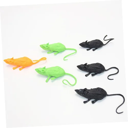 Vista 5 de SUPVOX 18pcs Realistic Mouse Decorations for Halloween Party Lifelike Soft Mice Props for Pranks and Spooky Home Decor