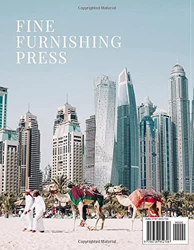 Vista 2 de Dubai Camels and Skyline Decorative Coffee Table Book for Shelving and Interior Design