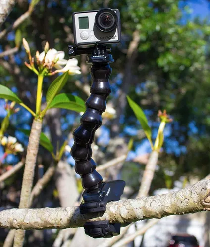 Vista 9 de Jaws soporte flexible con pinza, con cuello de cisne adaptable para cámaras Gopro Hero 5, 4, Session, 3+, 3, 2, 1 Para Go Pro Hero 13 12 11 10 9 8