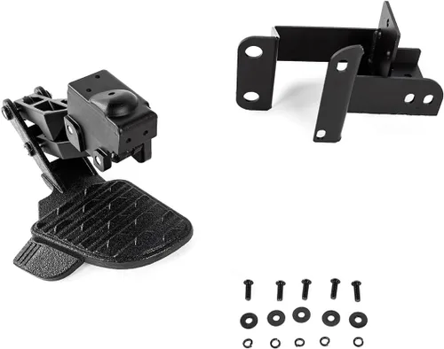 Vista 6 de Escalón de Cama de Camión Retráctil para Parachoques Trasero Compatible con F150 2015-2023, Escalón Plegable para Portón Trasero con Revestimientos