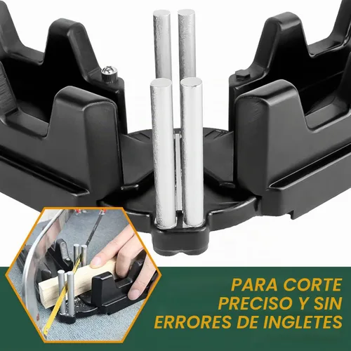 Vista 5 de Herramienta de corte de ángulo de medición de inglete 2 en 1, kit de inglete de medición para instalación de tuberías, mejoras para el hogar