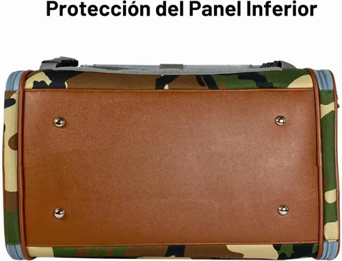 Vista 4 de Mr. Peanut's Transportador de mascotas expandible de tamaño estándar Gold Series (camuflaje)