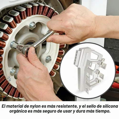 Vista 6 de WISINY 6501KW2002B 6501KW2002A Sensor de Posición del Rotor de Lavadora para Sensor Hall de LG Soluciona el Código de Error LE Compatible