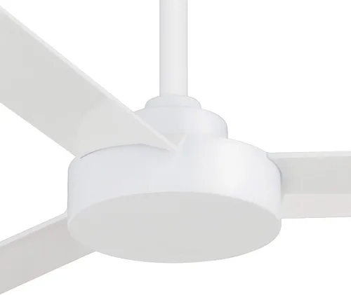 Vista 2 de Minka Aire Roto - Ventilador de techo con control de pared, color blanco