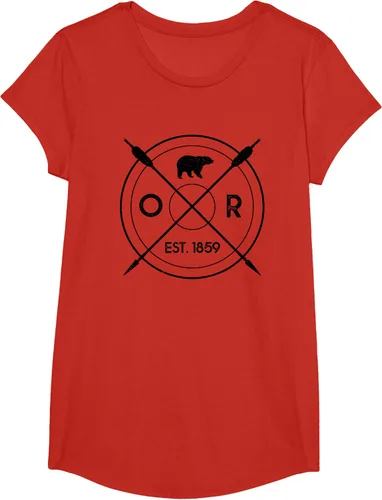Vista 44 de Oregon Beaver State Bear OR Est. 1859 - Camiseta de regalo, gris, S