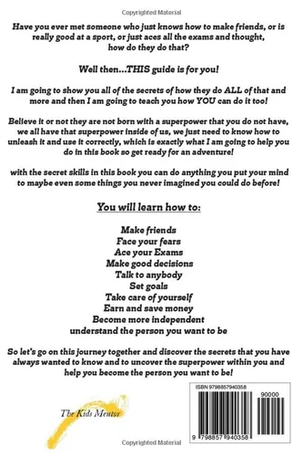 Vista 2 de Life Skills for 9 Year Old Kids Secret Life Hacks every 9 year old needs to know to make friends, be successful, and independent (Kids life skills)