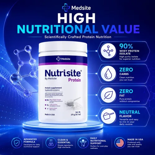 Vista 3 de Nutrisite Proteína de suero en polvo 90% – Proteína en polvo sin sabor para niños y adultos, cero carbohidratos, sin gluten y sacarosa, fácil