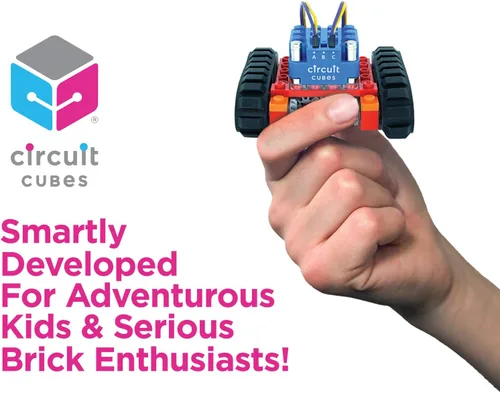 Vista 5 de Circuit Cubes Bluetooth Upgrade+ Kit de construcción de juguete electrónico compatible con la mayoría de bloques de construcción STEM Toy Learning