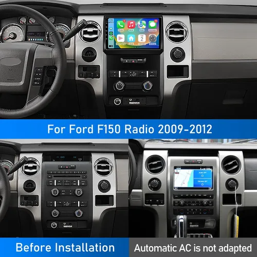 Vista 2 de 9.2 pulgadas Android 13 Car Stereo Upgrade Radio para Ford F150 F-150 2009 2010 2011 2012, 4G RAM 32G ROM navegación reemplazo inalámbrico Carplay