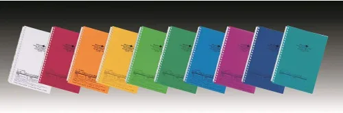 Vista 6 de Lihit Lab. Cuaderno recargable (diario), repuesto de papel rayado, 30 hojas, 8.2 x 5.8 pulgadas (N1650)