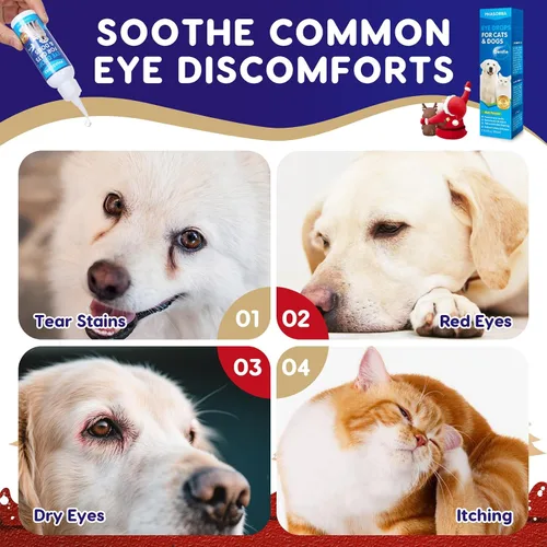 Vista 9 de Toallitas para ojos de perro y gotas para ojos de perro
