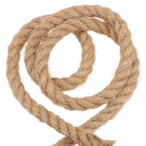 Vista 4 de Cuerda de yute natural de 100 pies y 1/2 pulgada de grosor, cuerda de cáñamo fuerte de 0.472 in x 98.4 ft, cuerda gruesa para jardinería