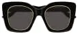 Vista 5 de Gucci GG1151S - Gafas de sol con forma de ojo de gato + paquete con kit de gafas de lujo eSHADES, Negro