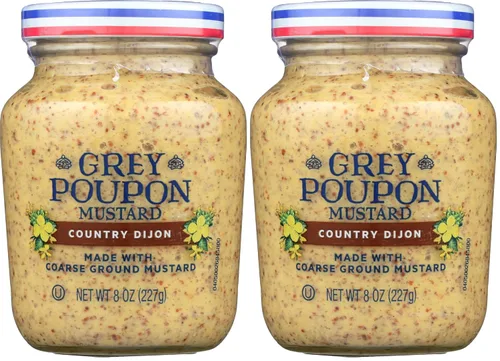 Vista 5 de COUNTRY TIME Grey Poupon Country Dijon Mostaza (tarro de 8 onzas) (00054400000405)