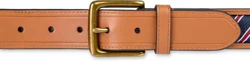 Vista 32 de Tommy Hilfiger Men's Fabric Inlay Casual Belt with Classic Harness Buckle