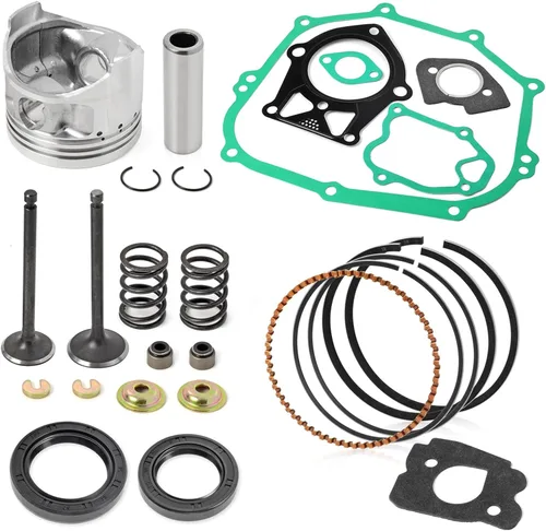 Vista 6 de Kit de reconstrucción de extremo superior STD pistón y junta de anillo sello válvula de escape de admisión y kit de resorte 1989-1996 para carrito